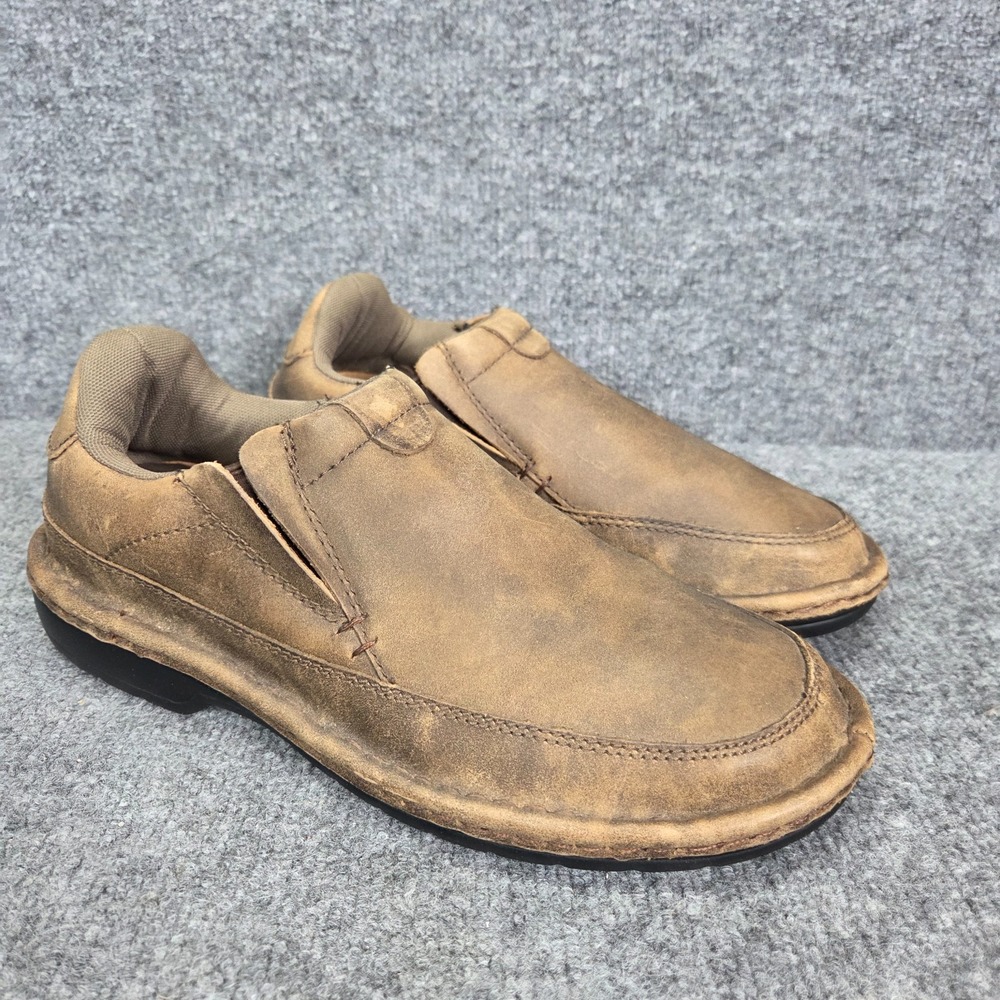 ROPER Casual Shoes Mens 11 Leather‎ Slip-On Loafers Opanka 09-020-1750-0071
